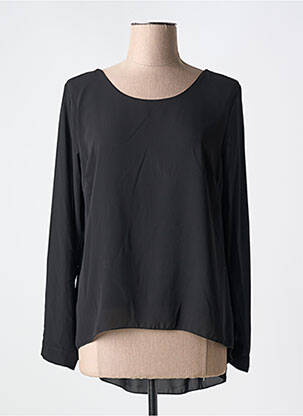 Blouse col rond manches longues bleu COULEURS DU TEMPS femme