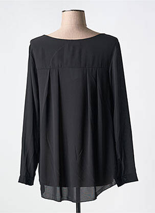 Blouse col rond manches longues bleu COULEURS DU TEMPS femme