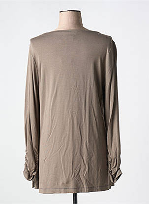 Twin-set coupe fluide beige GUY DUBOUIS femme