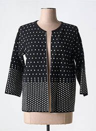 Gilet manches longues manches 3/4 noir GUY DUBOUIS femme