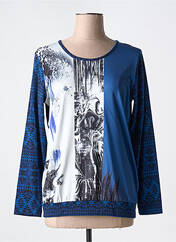 Top bleu GUY DUBOUIS pour femme seconde vue