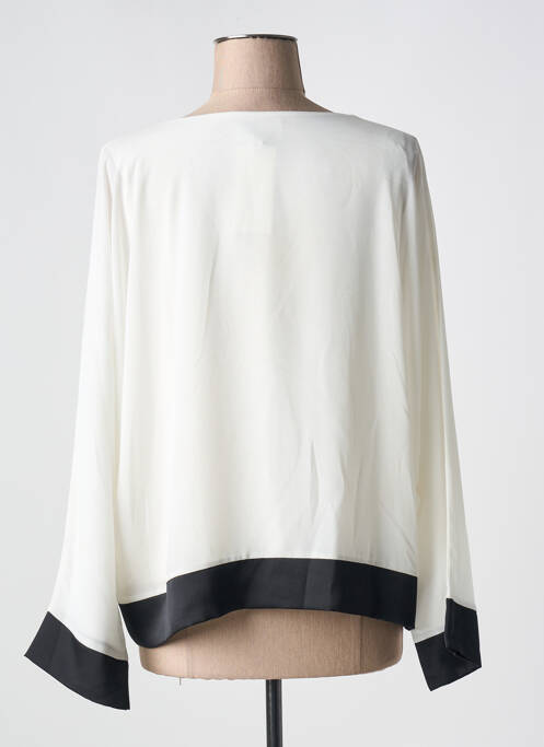 Blouse blanc COULEURS DU TEMPS pour femme