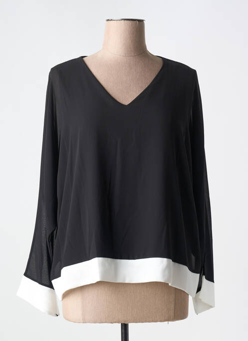 Blouse noir COULEURS DU TEMPS pour femme