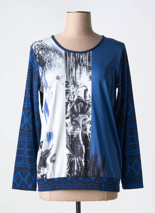 Top bleu GUY DUBOUIS pour femme