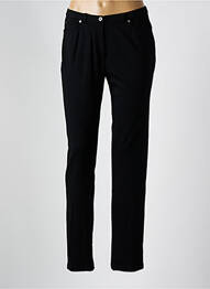 Pantalon slim stretch taille normale noir GUY DUBOUIS femme