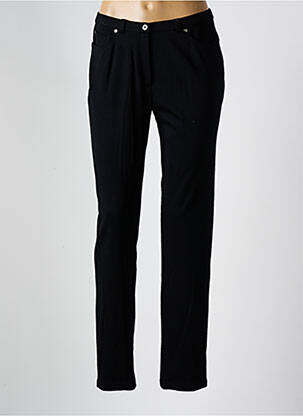Pantalon slim stretch taille normale noir GUY DUBOUIS femme