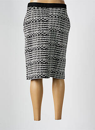 Jupe mi-longue stretch noir GUY DUBOUIS femme