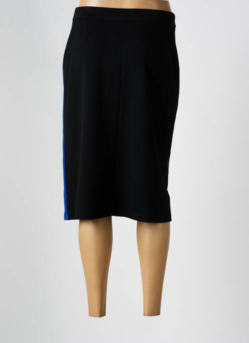 Jupe mi-longue bleu GUY DUBOUIS pour femme