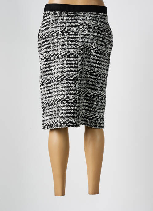 Jupe mi-longue noir GUY DUBOUIS pour femme
