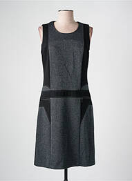 Robe mi-longue sans manche sans manche noir GUY DUBOUIS femme