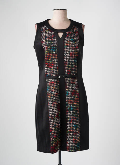 Robe mi-longue noir FRANCE RIVOIRE pour femme