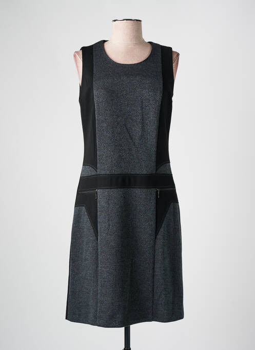 Robe mi-longue noir GUY DUBOUIS pour femme