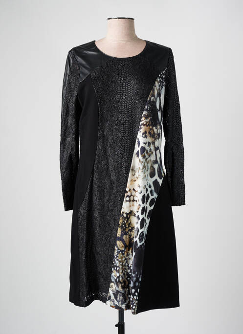 Robe mi-longue noir MERI & ESCA pour femme