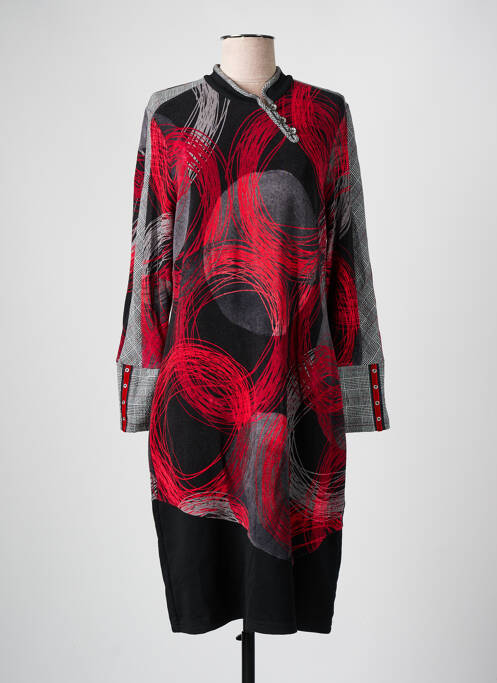 Robe mi-longue noir MERI & ESCA pour femme