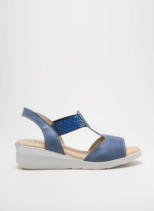 Sandales/Nu pieds bleu BAERCHI pour femme