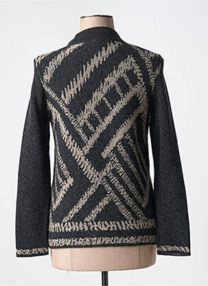 Pull coupe cintrée manches longues noir MERI & ESCA femme