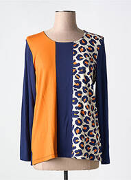 T-shirt manches longues manches longues bleu MERI & ESCA femme