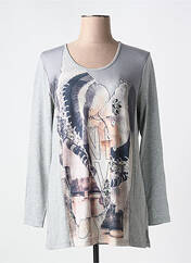 T-shirt gris MERI & ESCA pour femme seconde vue