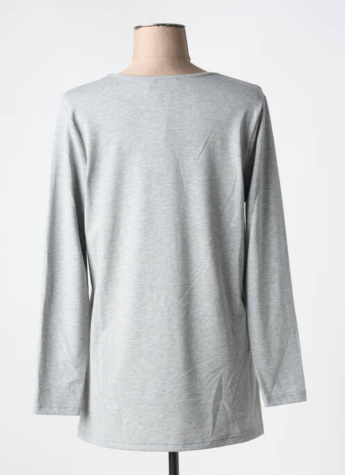 T-shirt gris MERI & ESCA pour femme