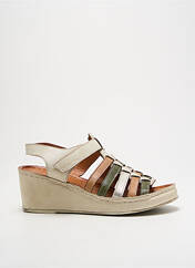 Sandales/Nu pieds beige KARYOKA pour femme seconde vue