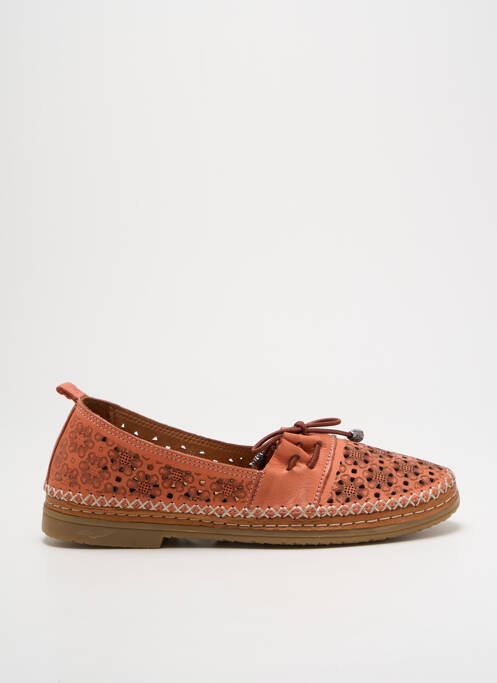 Derbies orange ALTEX pour femme
