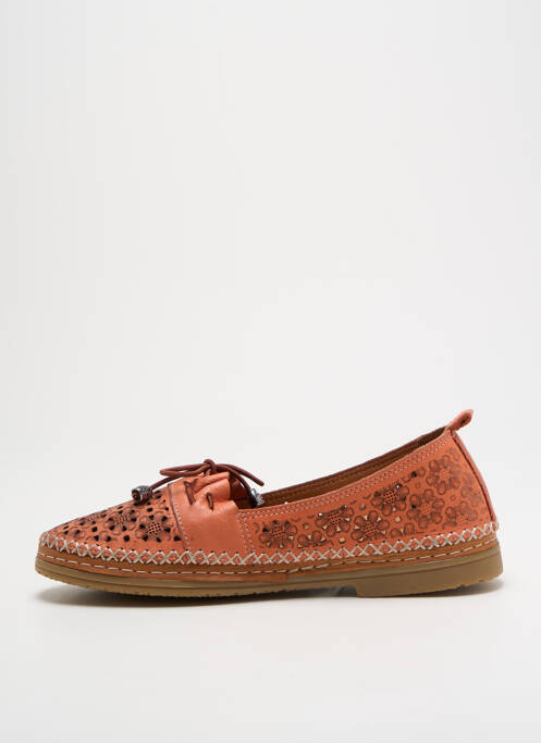 Derbies orange ALTEX pour femme