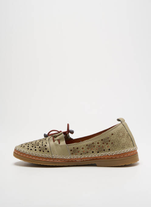 Derbies vert ALTEX pour femme