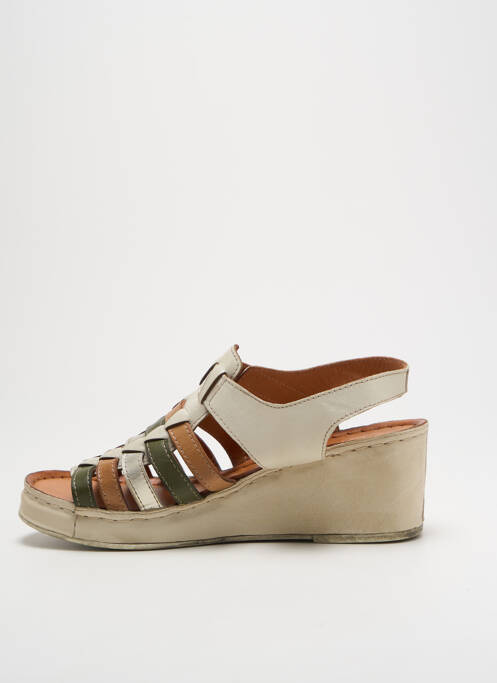 Sandales/Nu pieds beige KARYOKA pour femme