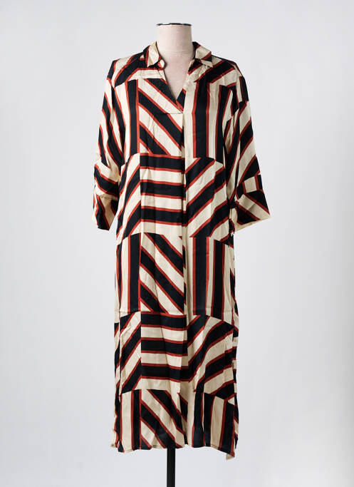 Robe mi-longue noir SOYACONCEPT pour femme