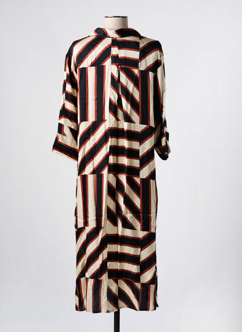 Robe mi-longue noir SOYACONCEPT pour femme