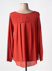 Blouse orange COULEURS DU TEMPS pour femme seconde vue