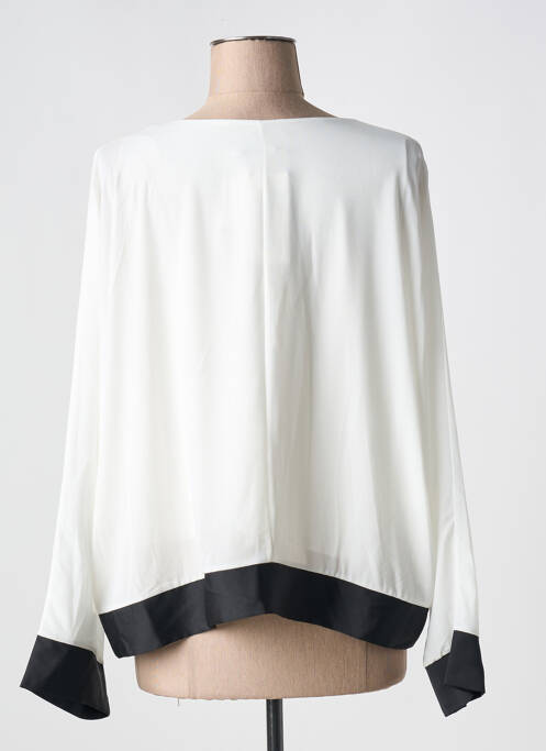 Blouse blanc COULEURS DU TEMPS pour femme