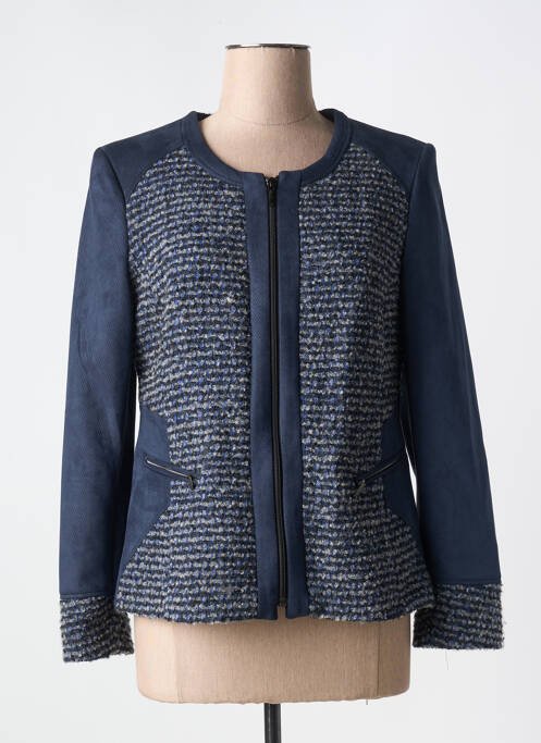 Veste chic bleu GUY DUBOUIS pour femme