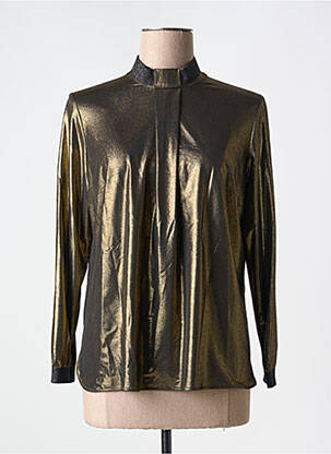 Blouse fermeture boutonnée au dos manches longues or MERI & ESCA femme