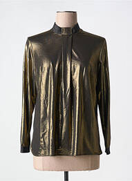 Blouse fermeture boutonnée au dos manches longues or MERI & ESCA femme