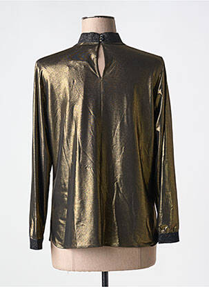 Blouse fermeture boutonnée au dos manches longues or MERI & ESCA femme