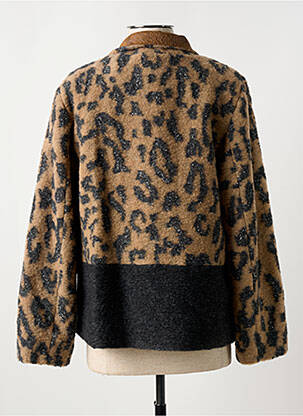 Veste casual coupe droite marron GUY DUBOUIS femme
