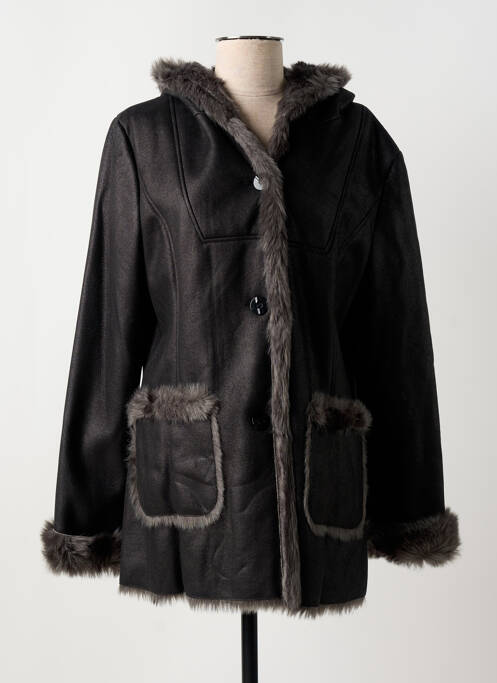 Manteau court noir GUY DUBOUIS pour femme