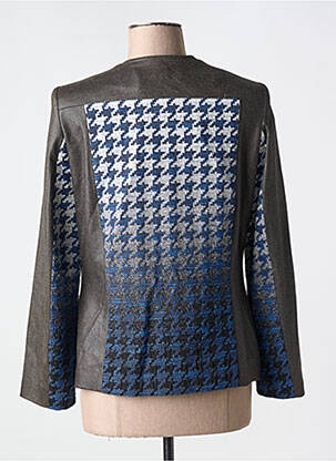 Veste casual epaulette bleu MERI & ESCA femme