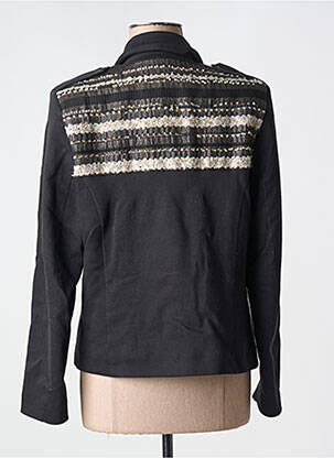 Veste casual finition intérieure doublée noir MERI & ESCA femme