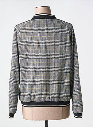 Veste casual fermeture zippée sur le devant gris MERI & ESCA femme