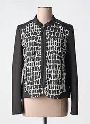 Veste casual noir FRANCE RIVOIRE pour femme seconde vue