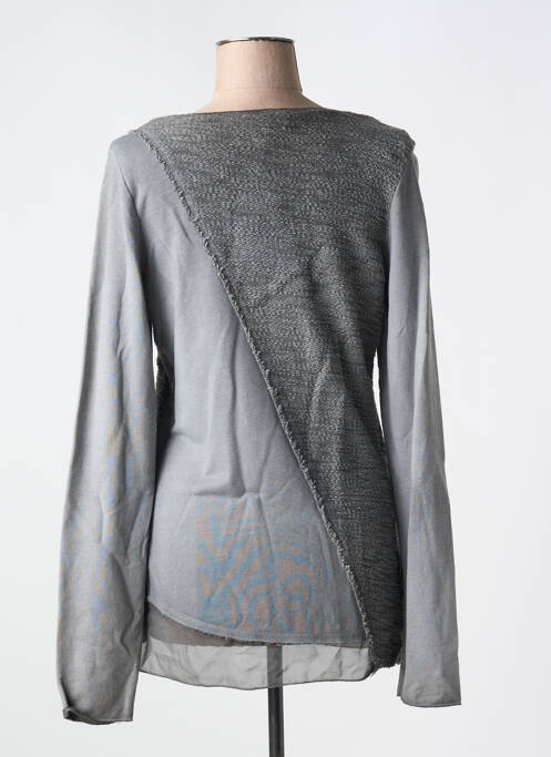Pull tunique gris MERI & ESCA pour femme