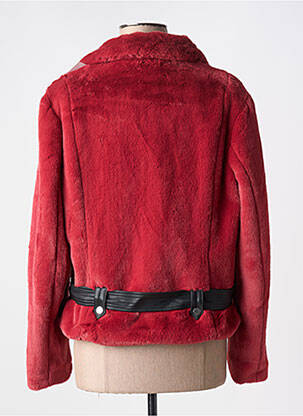 Veste casual col tailleur rouge MERI & ESCA femme