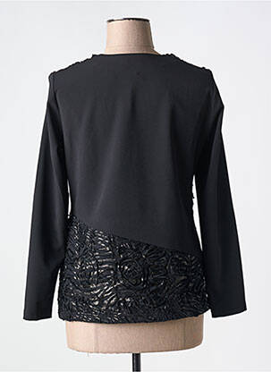 Top stretch manches longues noir GUY DUBOUIS femme