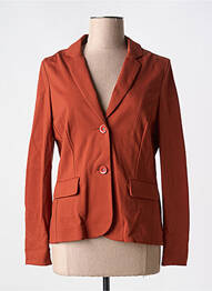 Blazer finition intérieure biaisée orange GREGORY PAT femme