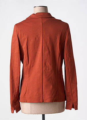 Blazer finition intérieure biaisée orange GREGORY PAT femme