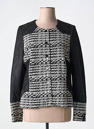 Veste chic fausses poches noir MERI & ESCA femme