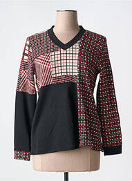 Pull coupe cintrée manches longues rouge MERI & ESCA femme