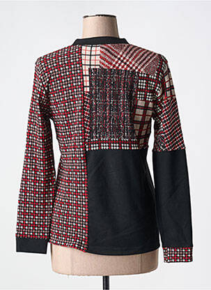 Pull coupe cintrée manches longues rouge MERI & ESCA femme